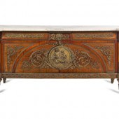 A Louis XVI Style Gilt Bronze