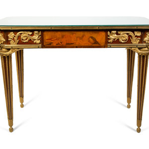 A Louis XVI Style Gilt Bronze