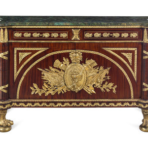 A Louis XVI Style Gilt Metal
