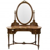 A LOUIS XVI STYLE GILT BRONZE