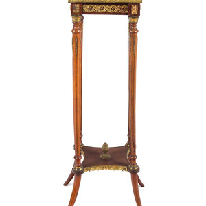 A Louis XVI Style Gilt Metal