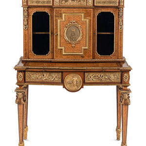A Louis XVI Style Gilt Bronze