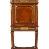 A Louis XVI Style Gilt Bronze