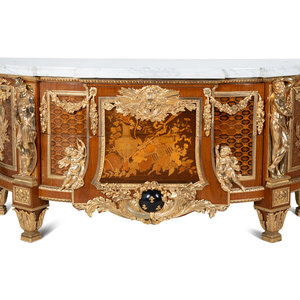 A Louis XVI Style Gilt Bronze