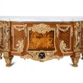 A Louis XVI Style Gilt Bronze