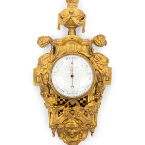 A Louis XVI Style Gilt Bronze