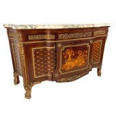 A LOUIS XVI STYLE GILT BRONZE
