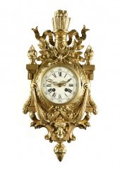 A LOUIS XVI STYLE GILT BRONZE