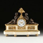 A LOUIS XVI STYLE GILT AND PAT