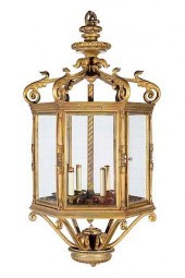 A LOUIS XVI STYLE GILT BRONZE