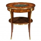 A LOUIS XVI STYLE GILT BRONZE