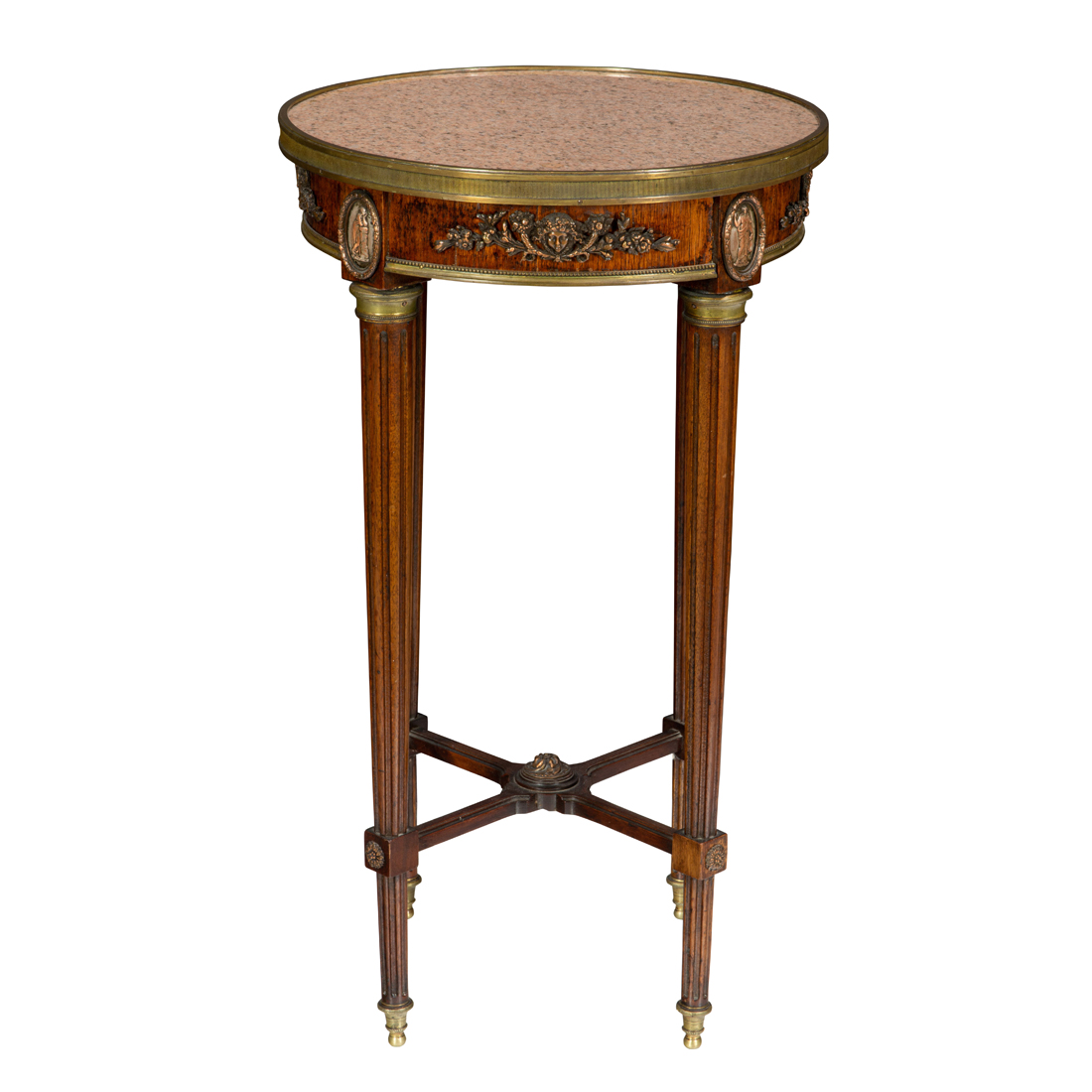 A LOUIS XVI STYLE GILT BRONZE