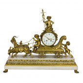 A LOUIS XVI STYLE GILT BRONZE