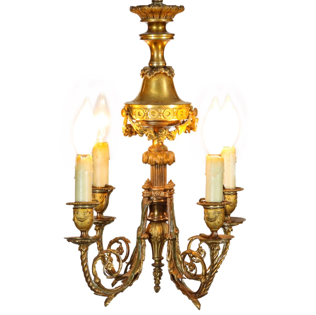 A LOUIS XVI STYLE GILT-BRONZE