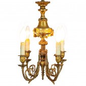 A LOUIS XVI STYLE GILT-BRONZE