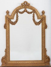 A LOUIS XVI STYLE GILTWOOD AND