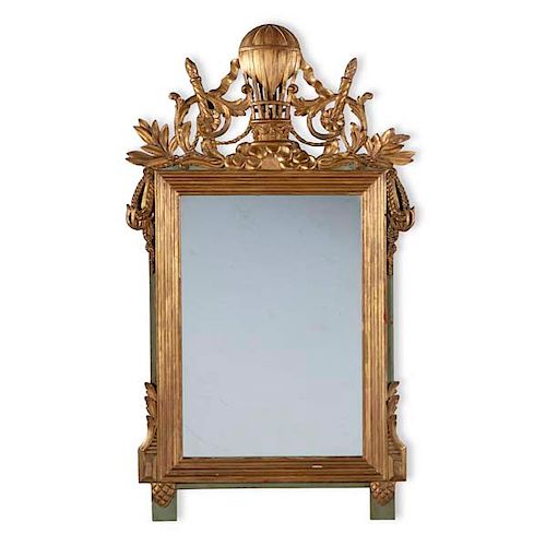 A LOUIS XVI STYLE GILTWOOD