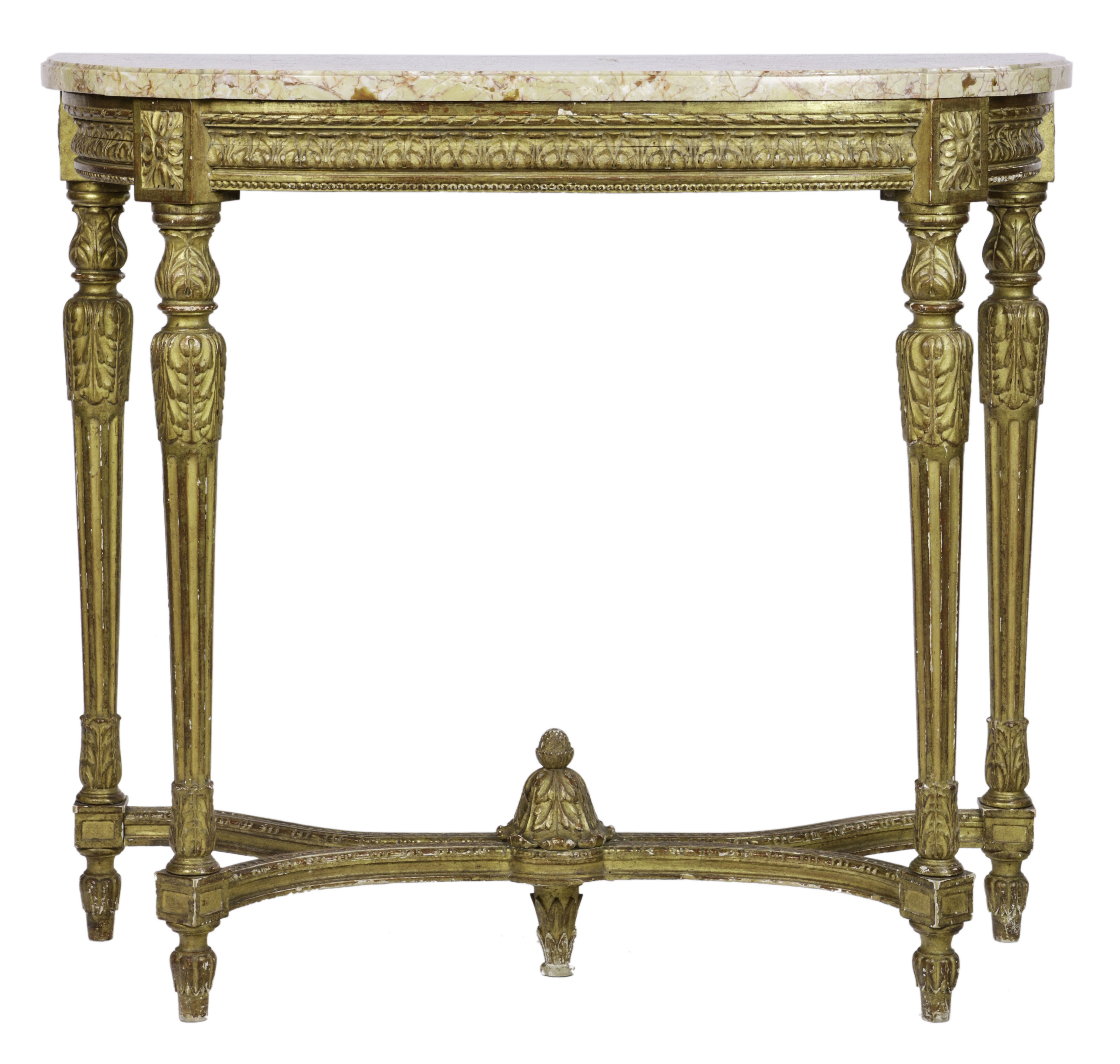 A LOUIS XVI STYLE GILTWOOD