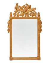 A LOUIS XVI-STYLE GILTWOOD MIR