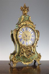 A Louis XVI style green boulle
