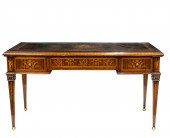 A LOUIS XVI STYLE INLAID BUREA