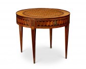 A LOUIS XVI-STYLE INLAID WOOD