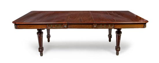 A Louis XVI Style Mahogany and Gilt