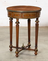 A LOUIS XVI STYLE MAHOGANY OCC