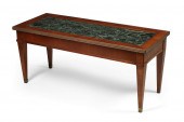 A LOUIS XVI STYLE MAHOGANY COF