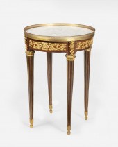 A LOUIS XVI-STYLE MARBLE-TOPPE