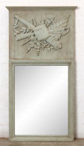 A LOUIS XVI STYLE PAINT DECORA