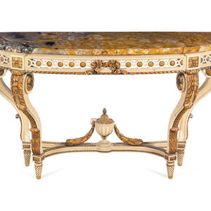 A Louis XVI Style Painted and