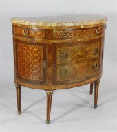 A Louis XVI style parquetry an