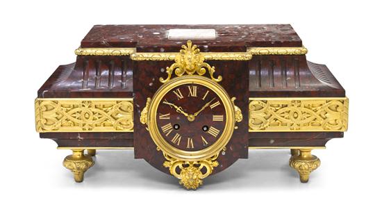 A Louis XVI Style Rouge Marble