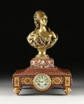 A LOUIS XVI STYLE ROUGE MARBLE