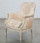 A LOUIS XVI STYLE SILVERED BER
