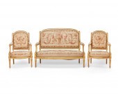 A LOUIS XVI-STYLE THREE PIECE