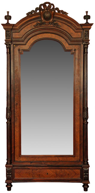 A Louis XVI style walnut armoire