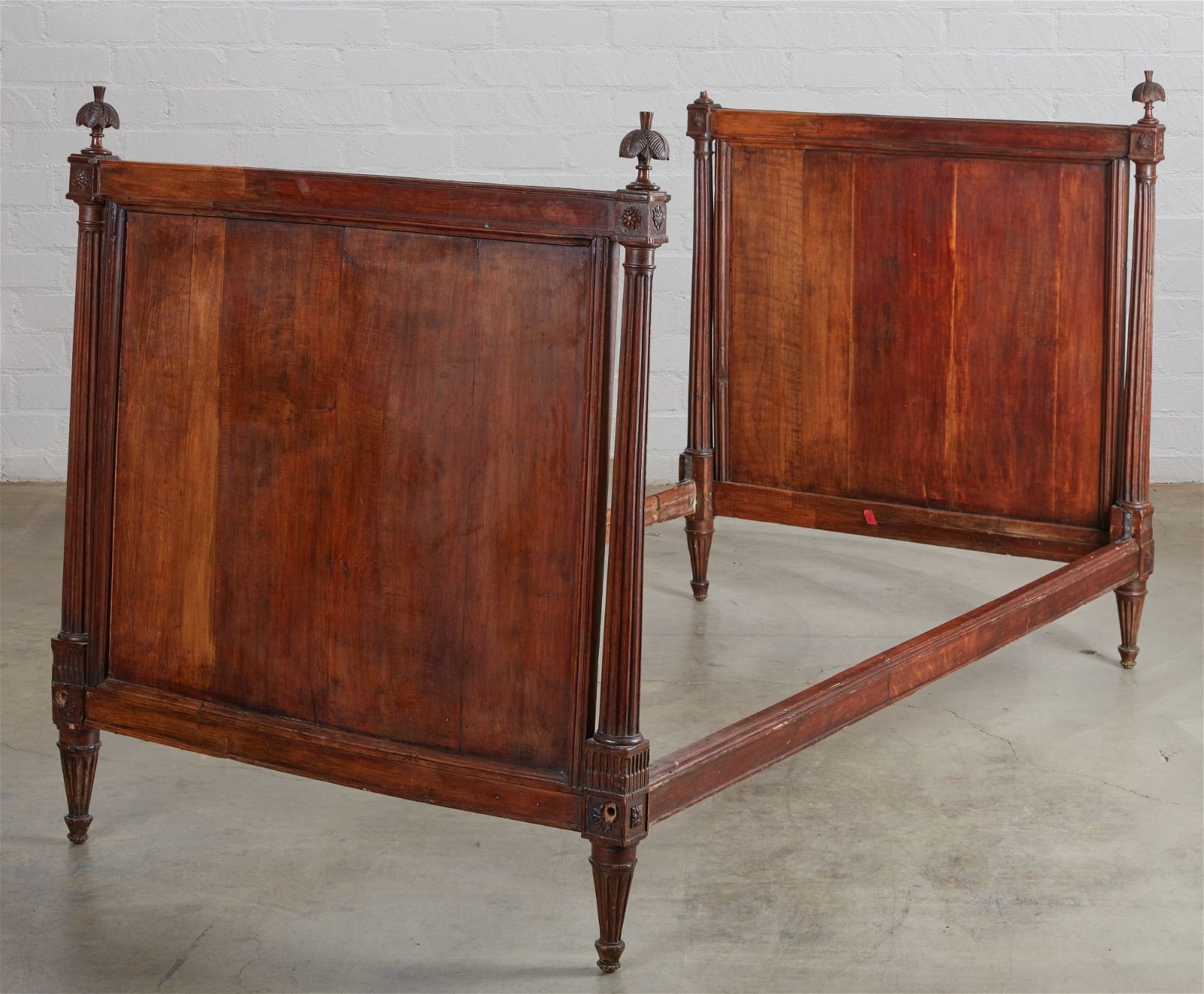 A LOUIS XVI STYLE WALNUT, BEECHWOOD