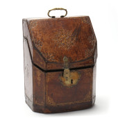 A LOUIS XVI TOOLED LEATHER KNI