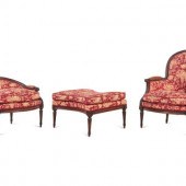 A Louis XVI Walnut Duchesse Br