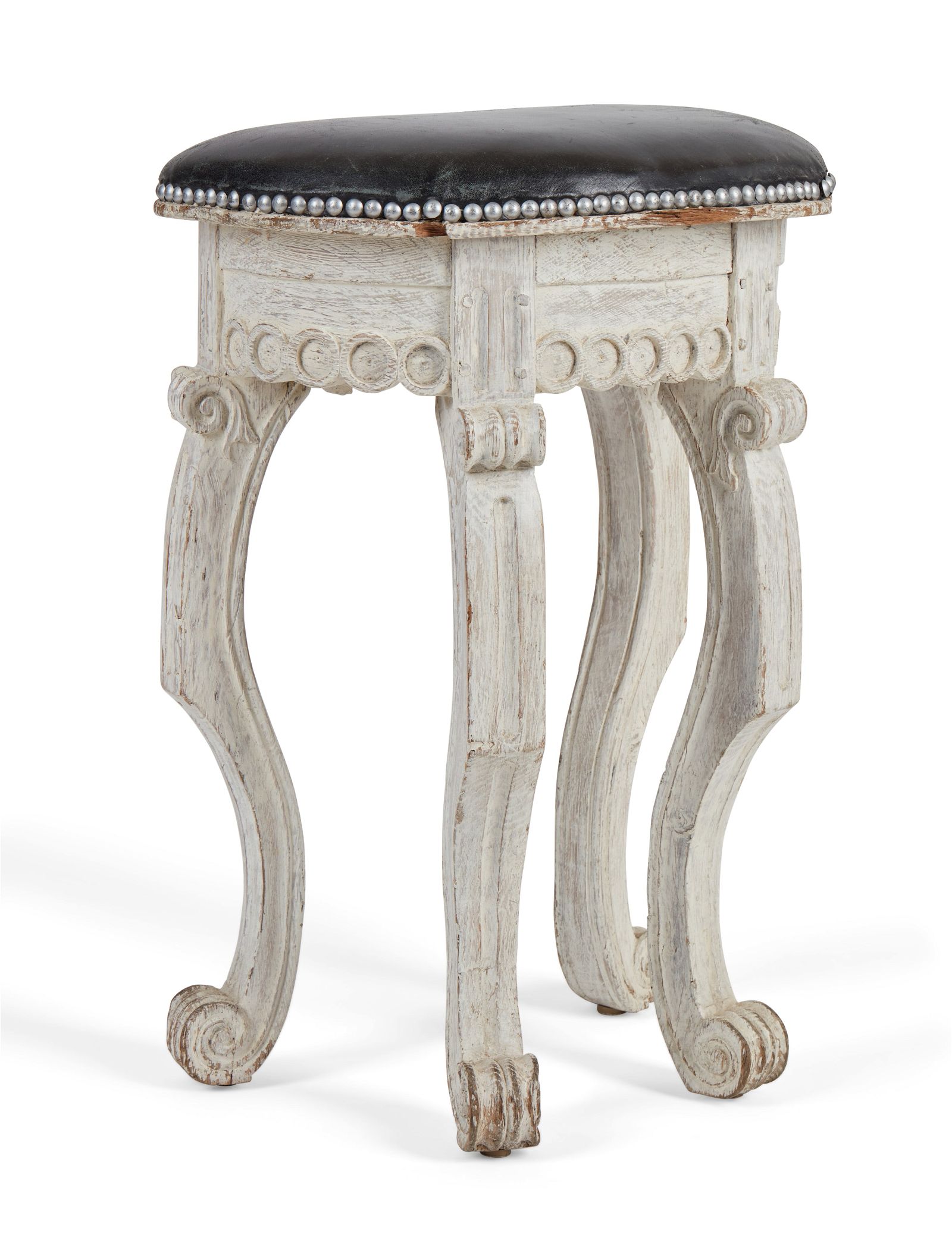 A LOUIS XV/XVI WHITE PAINTED BELL