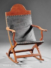 A Louisiana Carved Cherrywood