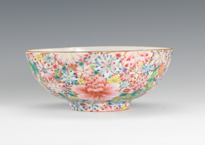 A Lovely Millefleur Egg Shell