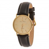 A LUCIEN PICCARD GOLD WATCH IN