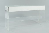 A Lucite Console Table Electri