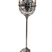 A Luminaire Cast and Patinated