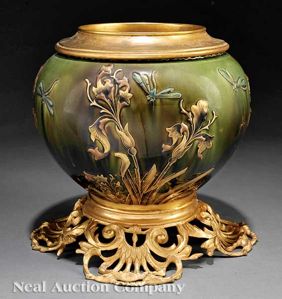 A Luneville Art Pottery