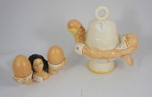 A Lustre Pottery Strongman Bow