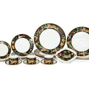 A Lynn Chase Porcelain Jaguar